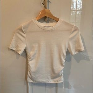 white zara t-shirt